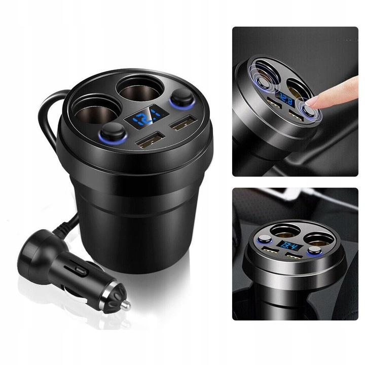 ADAPTER ŁADOWARKI SAMOCHODOWEJ, ROZDZIELACZ ZAPALNICZKI SAMOCHODOWEJ