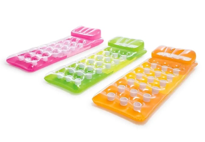 MATERAC DO PŁYWANIA Z PODUSZKĄ INTEX 58890 188 x 71 CM