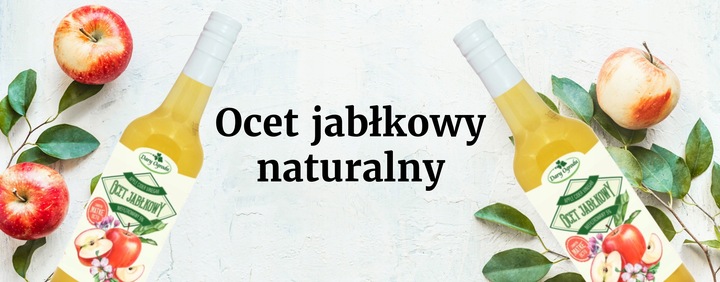 Ocet Jabłkowy Niefiltrowany NIEPASTERYZOWANY z Matką Octu 6x / Dary Ogrodu
