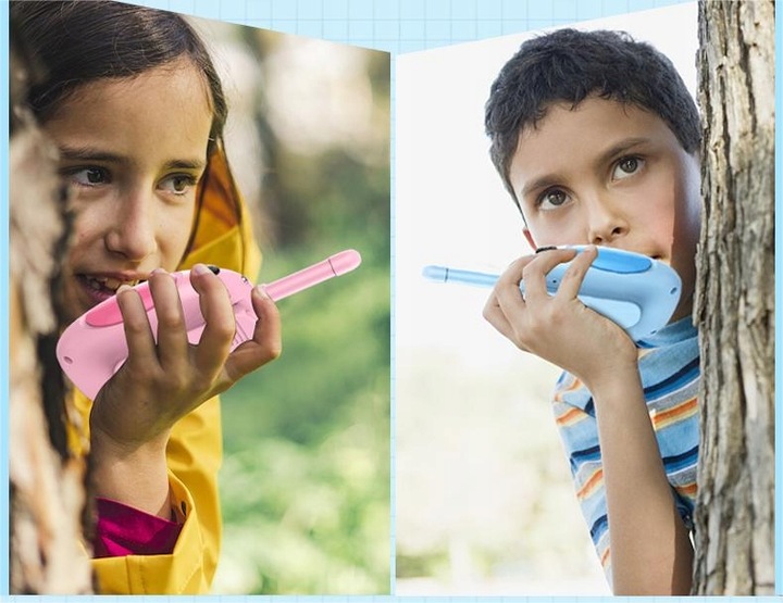 Walkie Talkie dla Dzieci Krótkofalówki Zestaw 2 szt. Zasięg Duży Łoki Toki