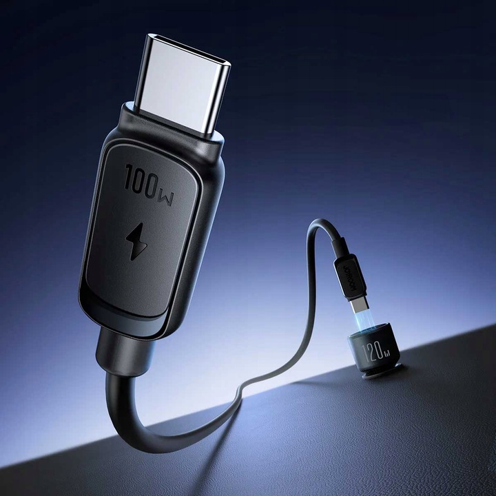JOYROOM ŁADOWARKA SAMOCHODOWA 120W 2xUSB-C USB-A + KABEL USB-C 100W QC PD
