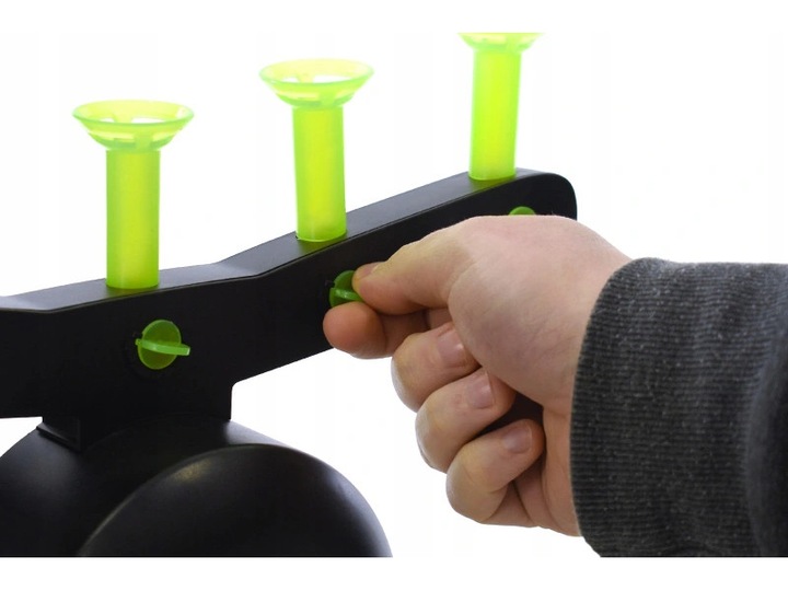 STRZELANIE DO CELU GRA PISTOLET + LATAJĄCE PIŁKI PREZENT DLA 6 7 8 9 LATKA