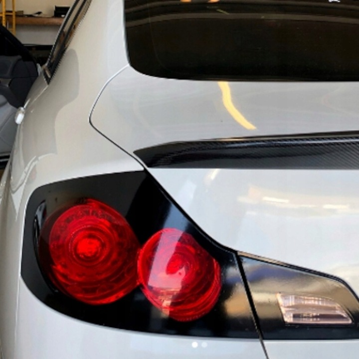 Folia Do Przyciemniania Lamp Czarna Ciemna Do Przednich Tylnych Reflektorów