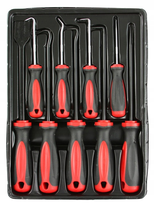 ZESTAW ŚRUBOKRĘTÓW HACZYKÓW NARZĘDZIOWYCH GROTY DO USZCZELEK ORINGÓW M61020