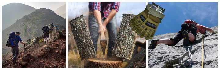 RĘKAWICE TAKTYCZNE WOJSKOWE Mocne Rękawiczki WZMOCNIONE SURVIVAL GERTECH XL