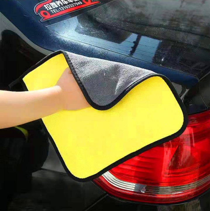 PUSZYSTY RĘCZNIK DO OSUSZANIA AUTA MIKROFIBRA 30*30 CM, 500gsm