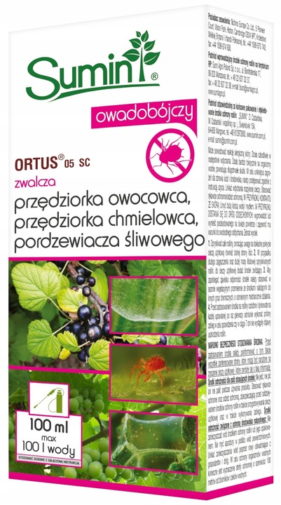 Sumin Ortus 05SC owadobójczy na przędziorki 100 ml