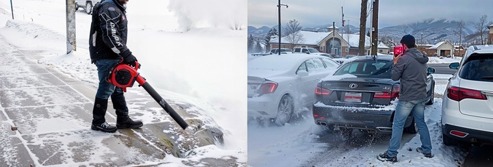 DMUCHAWA SPALINOWA OGRODOWA ODKURZACZ z ROZDRABNIACZEM LIŚCI ŚNIEGU 3,9KM
