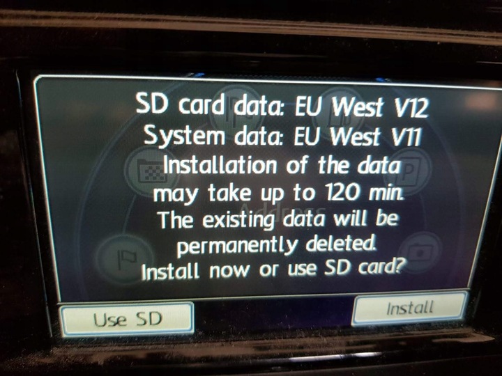 MAPA DO NAWIGACJI KARTA RNS 315 AMUNDSEN+ V12 2020 NAJNOWSZA