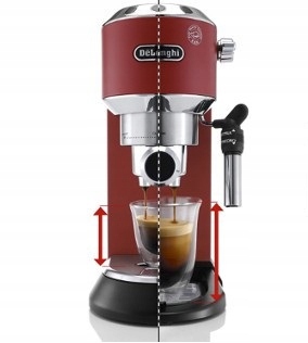 Ciśnieniowy Ekspres kolbowy do kawy spieniacz SLIM DeLonghi EC685.R (NK)