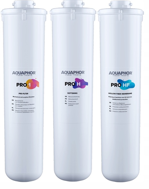 Filtr twardej wody pod zlew AQUAPHOR ECO H PRO zmiękczanie czarna wylewka