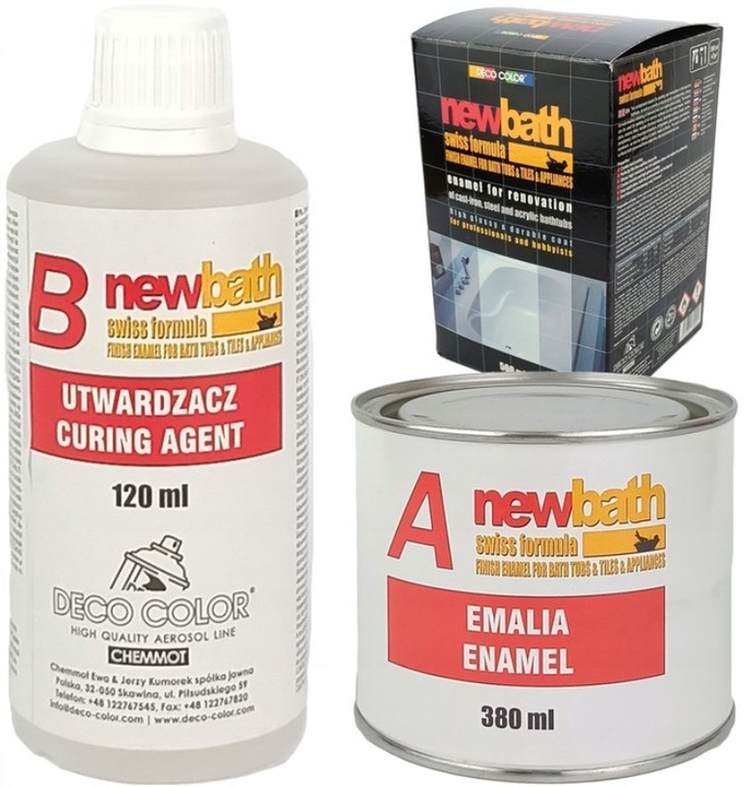 Preparat do renowacji wanien profesjonalny NEW BATH