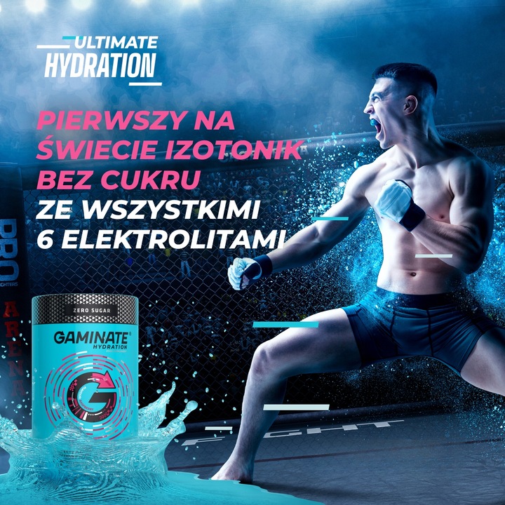 Gaminate Hydration LEMON pierwszy izotonik w proszku bez cukru