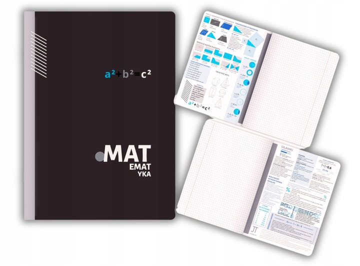 KOMPLET 8 ZESZYTÓW ZE ŚCIĄGĄ A5/60K ŚCIĄGA KOLOROWA 60 KARTEK KLASA 7-8 TOP