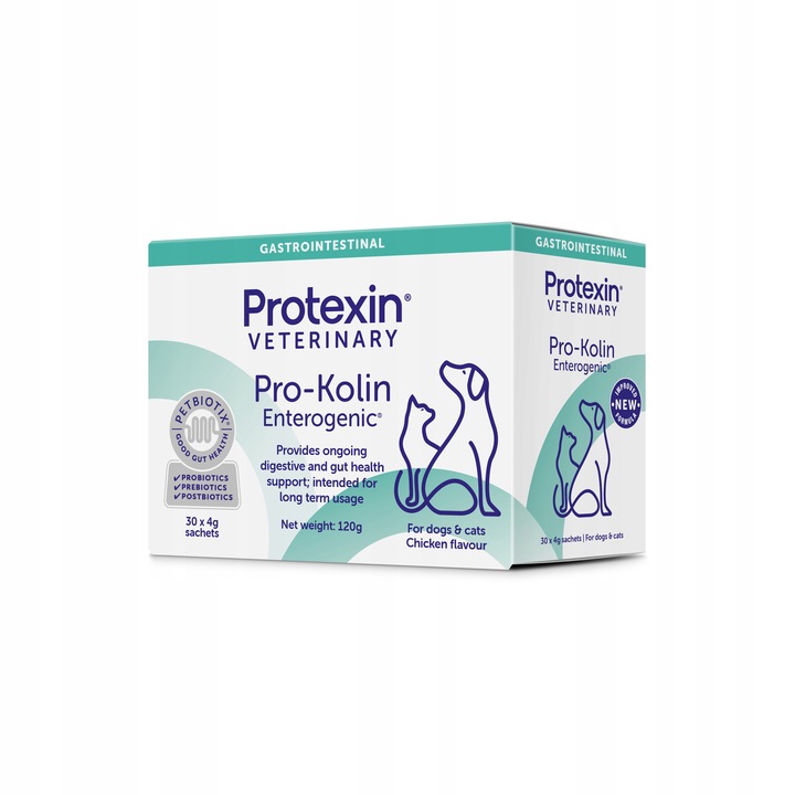 Protexin Pro-Kolin Enterogenic 30x4g,probiotyk,prebiotyk,B12 pies/kot