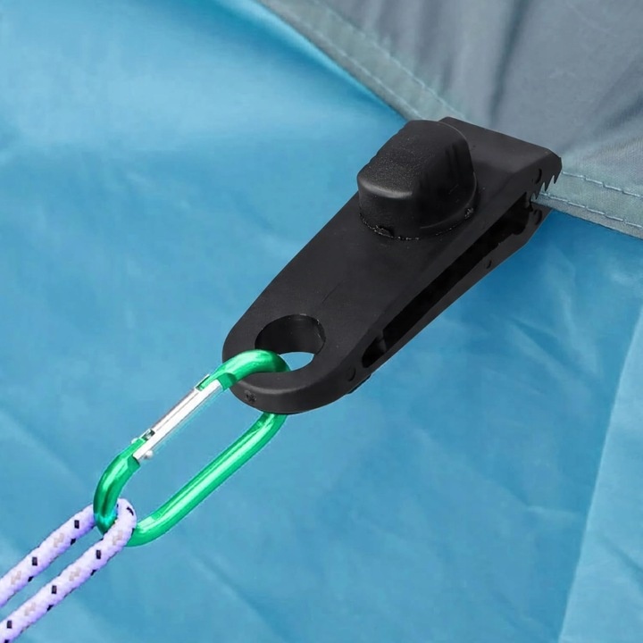 Klips Uchwyt Zaciskowy do Plandek Do Mocowania Żagla Markizy Namiotu 20 szt