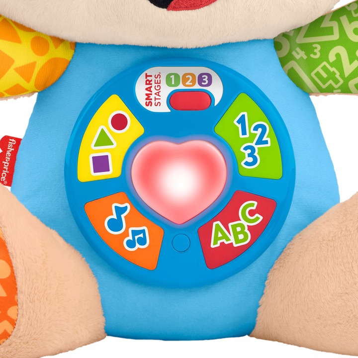 FISHER PRICE SZCZENIACZEK UCZNIACZEK zabawka interaktywna dla maluszka JFD