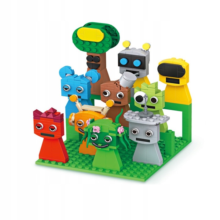 INCREDIBOX SPRUNKI KLOCKI FIGURK ZESTAW 3D zabawka z klocków Prezent