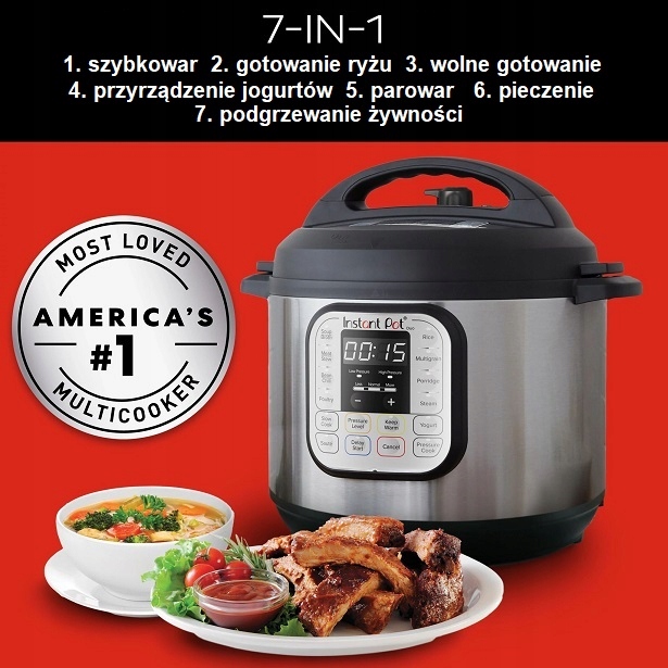 Instant Pot Duo 8 mulicooker 7 w 1