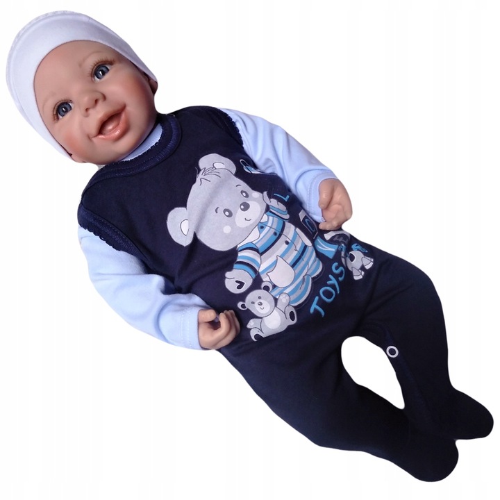 Śpiochy śpioszki 5 sztuk r. 62 bawełna