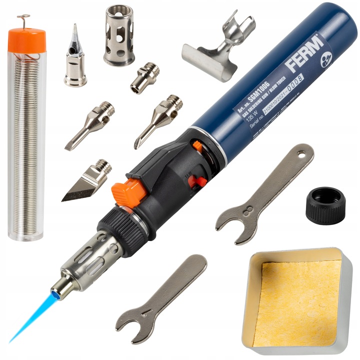 LUTOWNICA GAZOWA FERM PALNIK 135W + ZESTAW