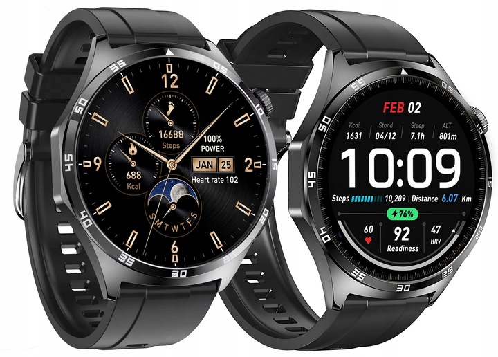 ZEGAREK MĘSKI SMARTWATCH AMOLED 466x466 EKG GLUKOZA CIŚNIENIE TEMPERATURA