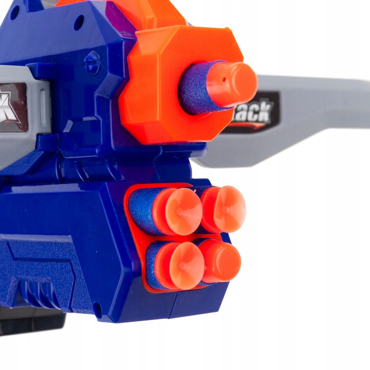 PISTOLET NA STRZAŁKI NERF ELITE N-STRIKE Z NABOJAMI WYRZUTNIA STRZAŁEK