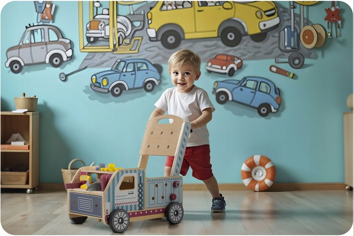 Drewniany chodzik pchacz RK-874 Ricokids