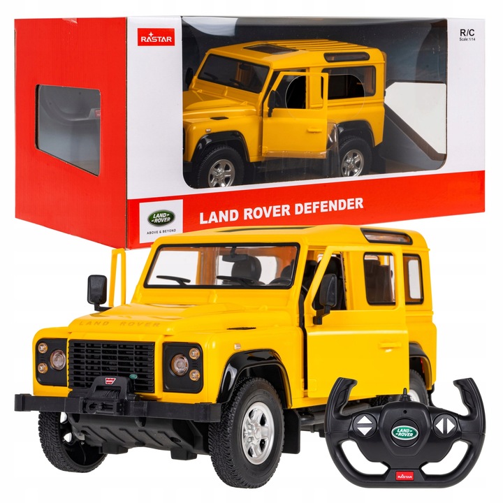 Land Rover Defender 1:14 RASTAR zdalnie sterowany samochodzik dla dzieci