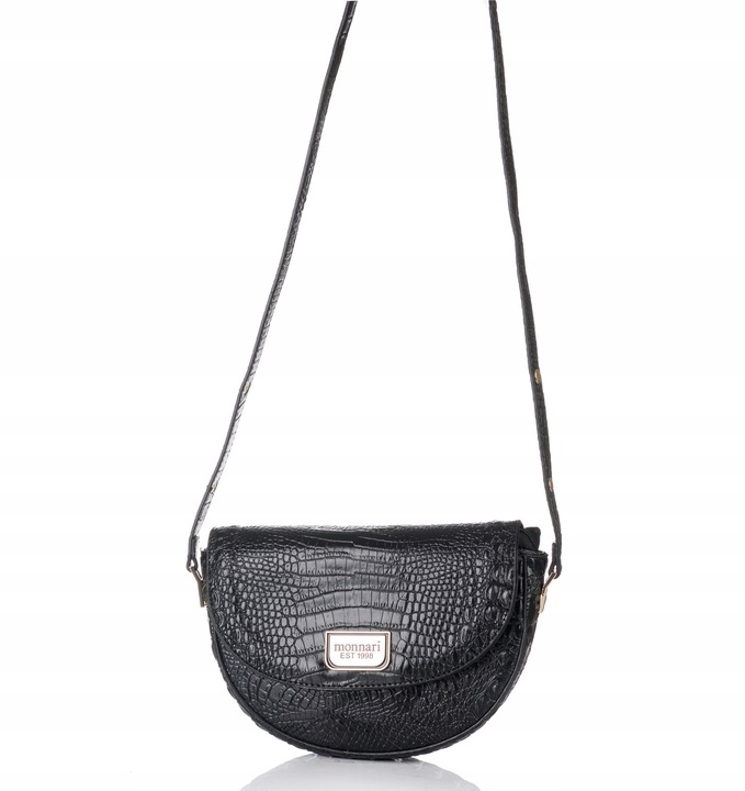 TOREBKA DAMSKA LISTONOSZKA MONNARI WIZYTOWA CROCO ELEGANCKA