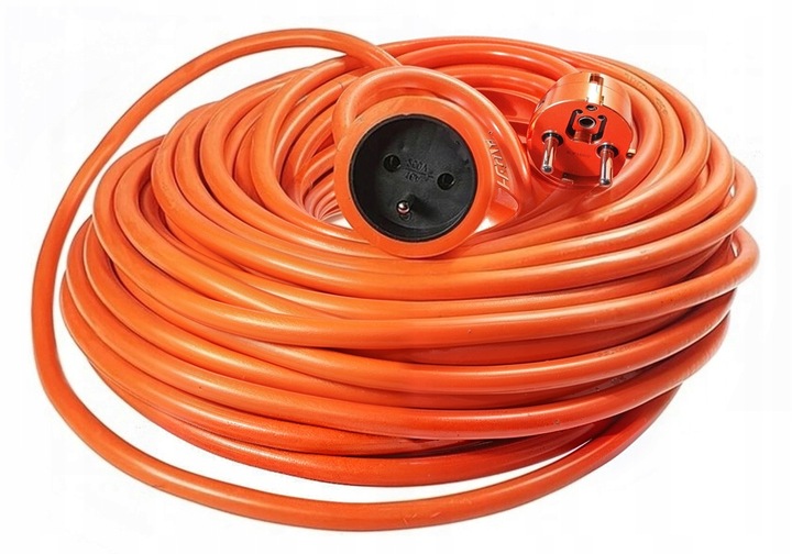 PRZEDŁUŻACZ BUDOWLANY OGRODOWY GRUBY 3 x 2,5mm 50m