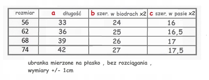PÓŁŚPIOCHY BEZUCISKOWE r.56 KAIA-BABY RÓŻE /61/
