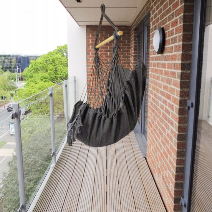 HUŚTAWKA BOHO HAMAK BRAZYLIJSKI OGRODOWY KRZESŁO BRAZYLIJSKIE BUJANY kokon