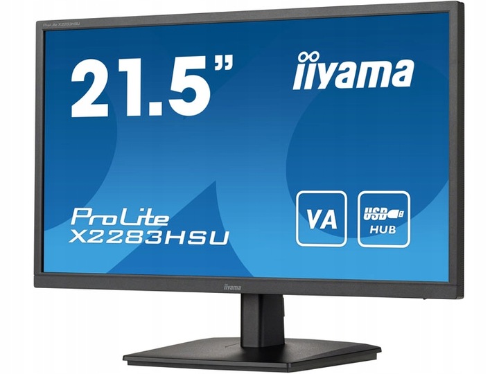 Monitor 21,5" IIYAMA X2283HSU-B1 | VA| 1920x1080 (FHD)| 75Hz| 1ms| Adaptive