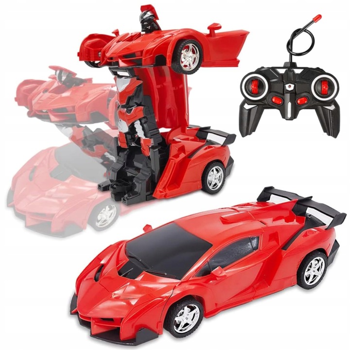 AUTO ROBOT ZDALNIE STEROWANY SAMOCHÓD RC AUOTBOT TRANSOFRMACJA 2W1 PREZENT