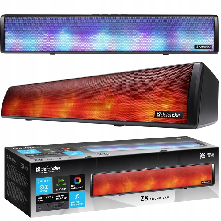 SOUNDBAR Bezprzewodowy Głośniki Komputerowe do Laptopa TV Bluetooth 5.3