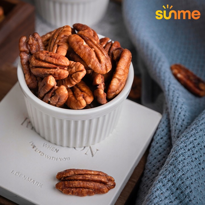 Naturalne połówki orzechów pecan 500g Sunme
