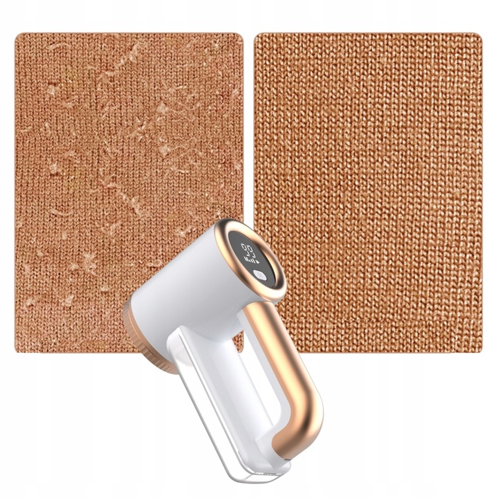 GOLARKA do ubrań maszynka do swetrów tapicerki duża mocna z wyświetlaczem