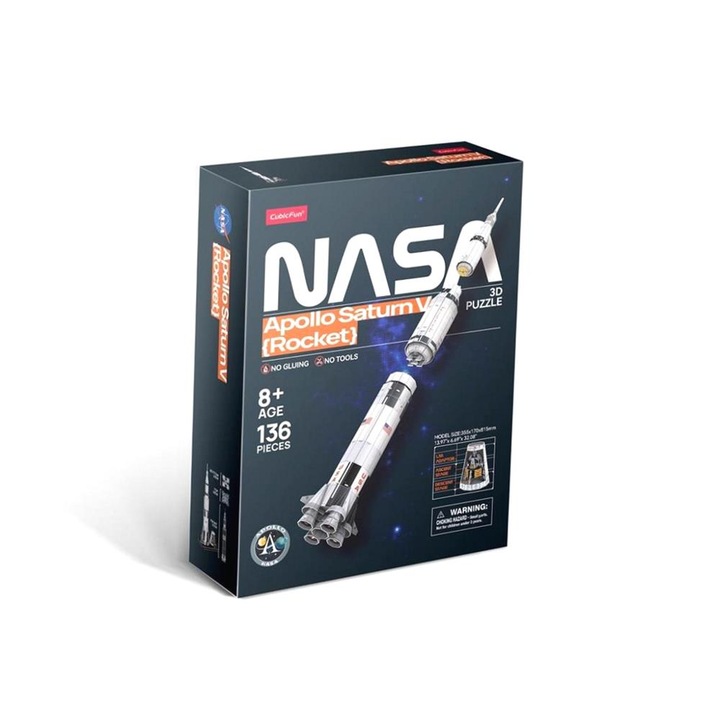 PUZZLE 3D APOLLO SATURN V ROCKET