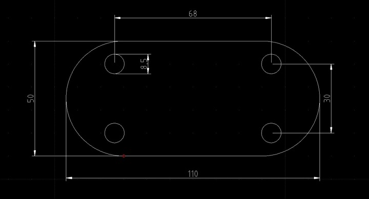 Uchwyt sufitowy z ŁOŻYSKIEM i szeklą 180st Detal2M