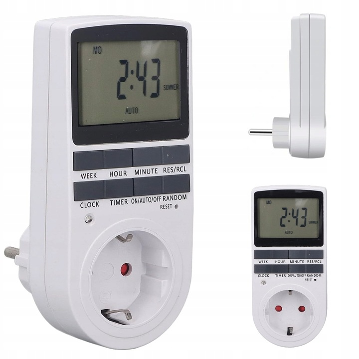 PROGRAMATOR CZASOWY WŁĄCZNIK WYŁĄCZNIK LCD