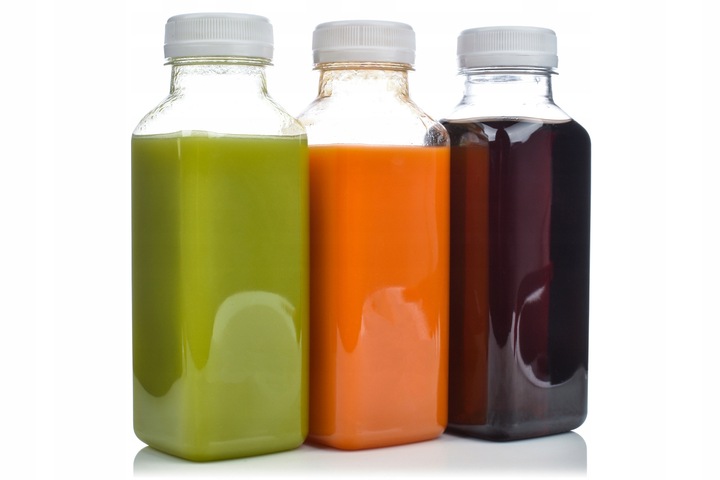Butelki Plastikowe do soków napoi mleka 330ml + Nakrętki 100 sztuk