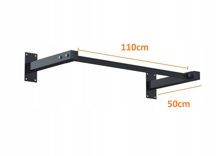 DRĄŻEK DO PODCIĄGANIA szeroki 120cm ŚCIANA / SUFIT