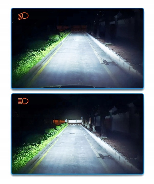 Żarówki Retrofit LED H7 CSP 120W 28000LM MOCNE CANBUS