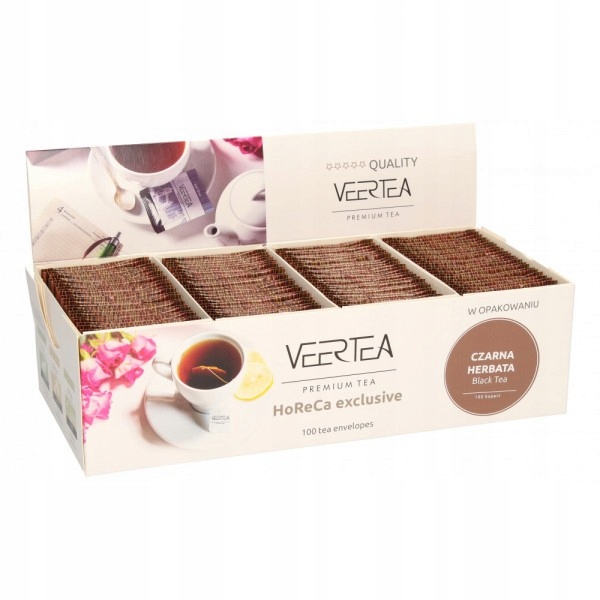 Herbata czarna Veertea Black Tea 100x2g
