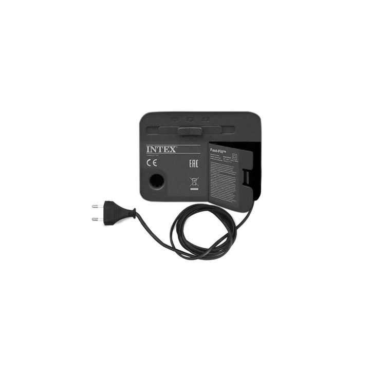 Materac jednoosobowy Intex 191 x 99 x 46 cm szary 64412 FIBER-TECH