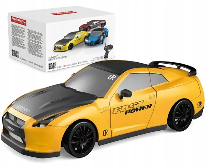 SAMOCHÓD DO DRIFTU NA PILOTA AUTO RC ZDALNIE STEROWANE 4x4 AKUMULATOR X 2