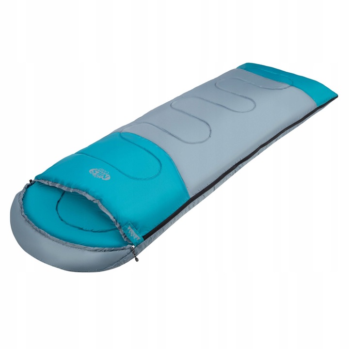 Trwały śpiwór turystyczny na camping biwak pod namiot z kompresją Nils