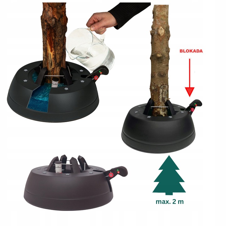 STOJAK CHOINKOWY ANTRACYTOWY KAMAI START 1 DO 2,0M