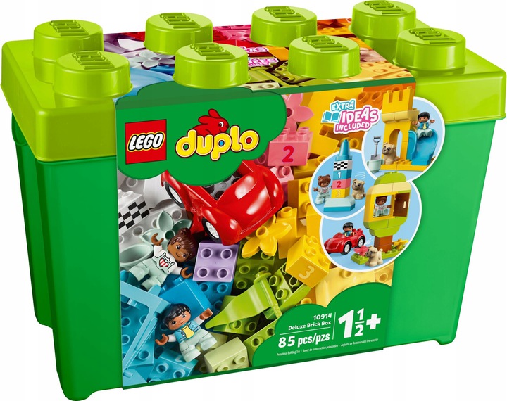 LEGO DUPLO 10914 DUŻE PUDEŁKO Z KLOCKAMI XXL DELUXE + TORBA LEGO